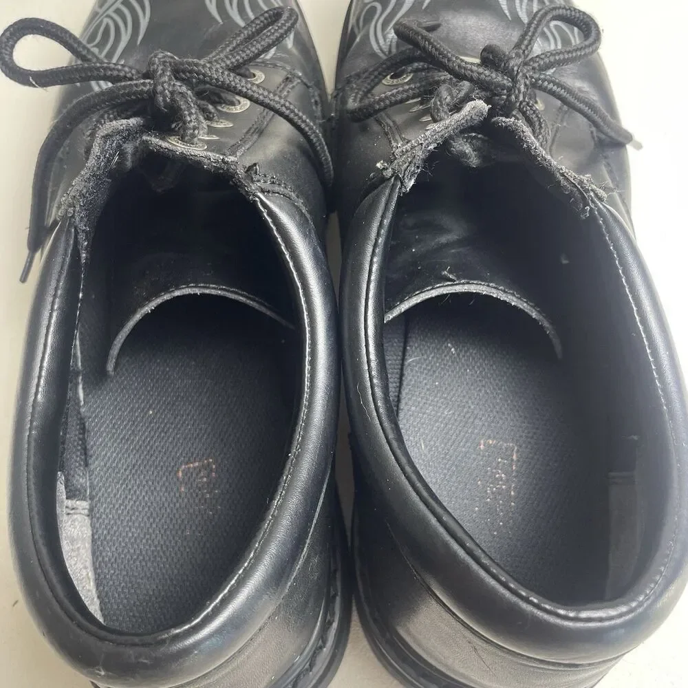 Harley Davidson Men's Black Leather Low Top Motorcycle Riding  Dress Shoes 13